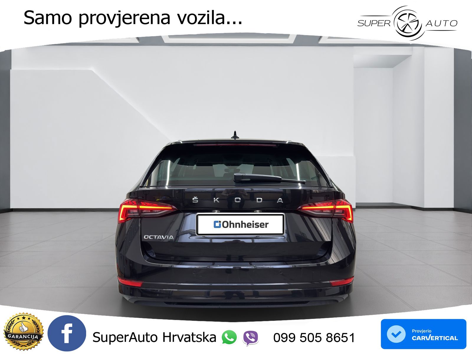 Škoda Octavia Combi 2.0 TDI (150 KS) DSG LED+GR SJED+ACC