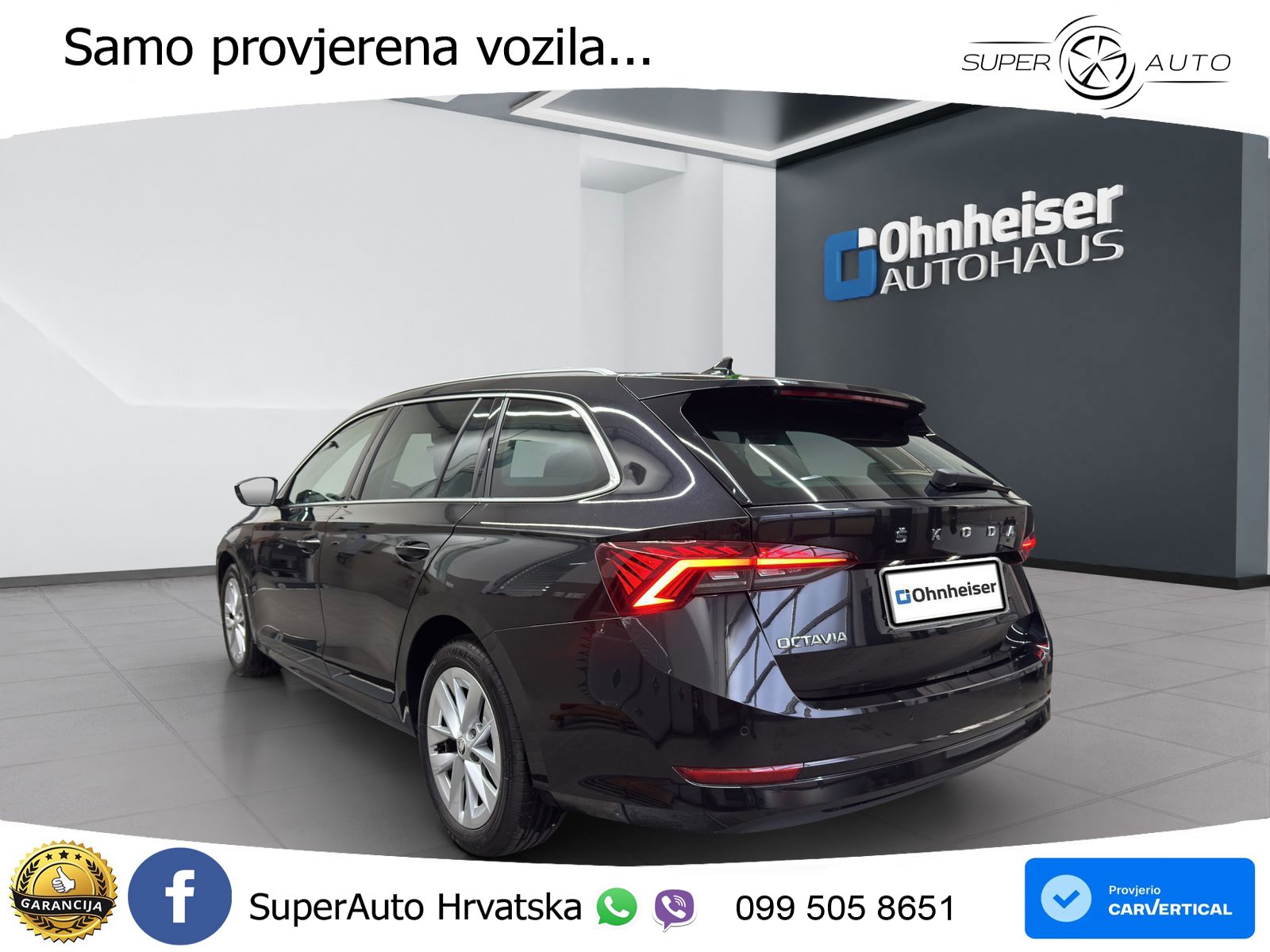 Škoda Octavia Combi 2.0 TDI (150 KS) DSG LED+GR SJED+ACC