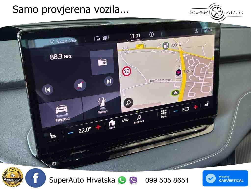 Škoda Enyaq iV 80 82 kWh (204 KS) SportLine LED+GR SJED+ACC