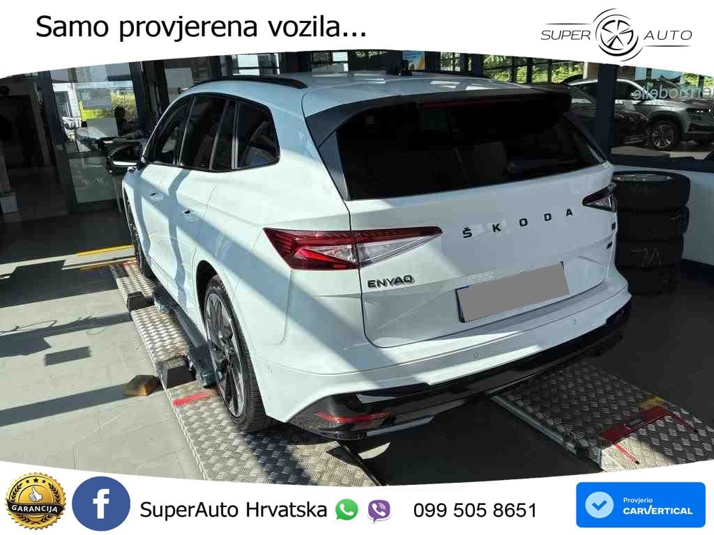 Škoda Enyaq iV 80 82 kWh (204 KS) SportLine LED+GR SJED+ACC