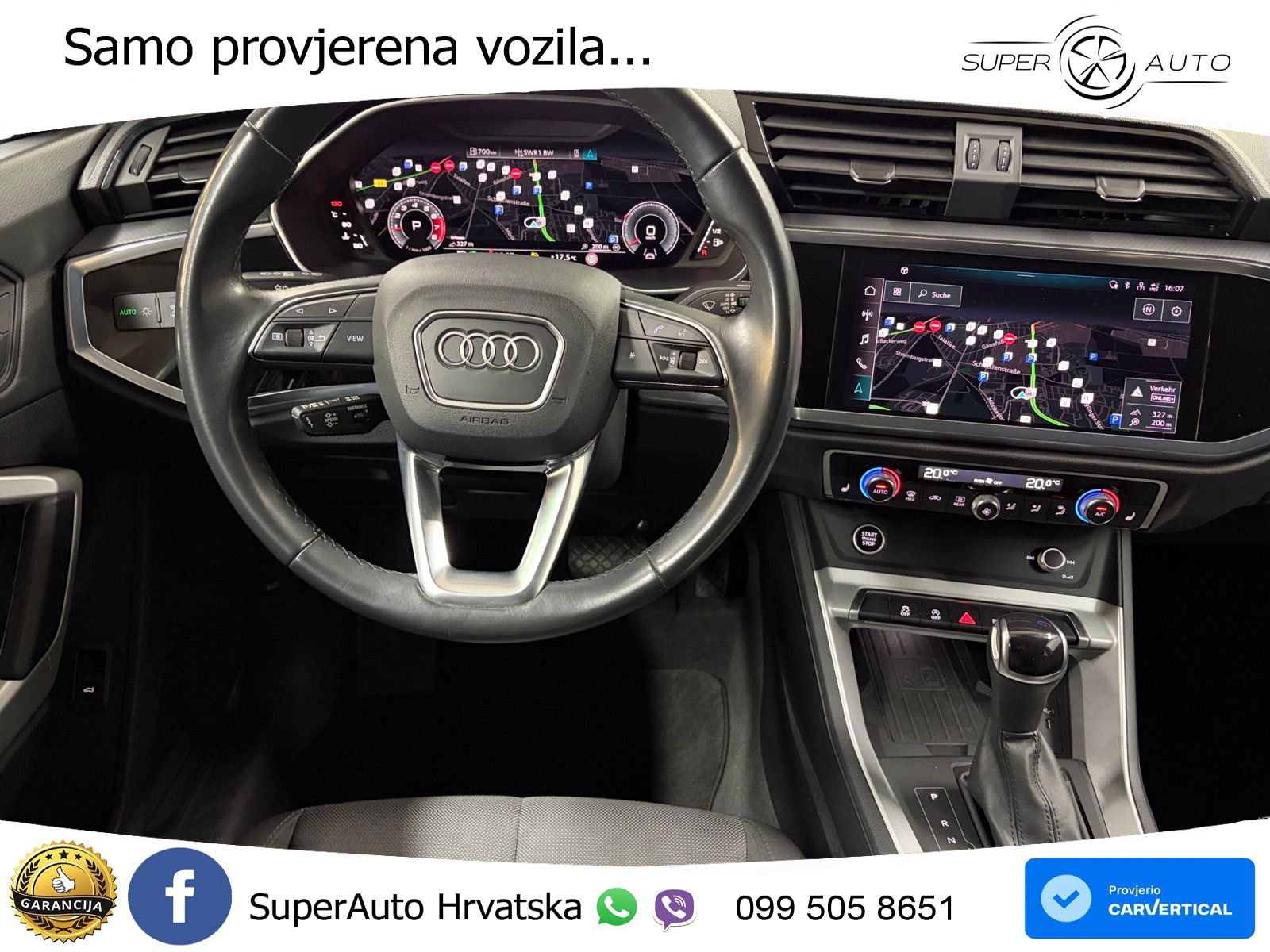 Audi Q3 40 TFSI (190 KS) quattro S tronic advanced MATRIX+GR SJED+KAM