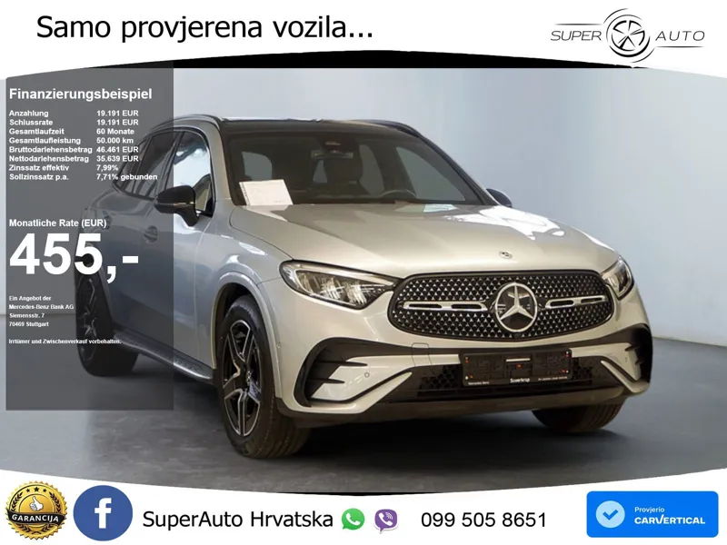 Mercedes GLC 300d (269 KS) 4MATIC 9G-TRONIC AMG