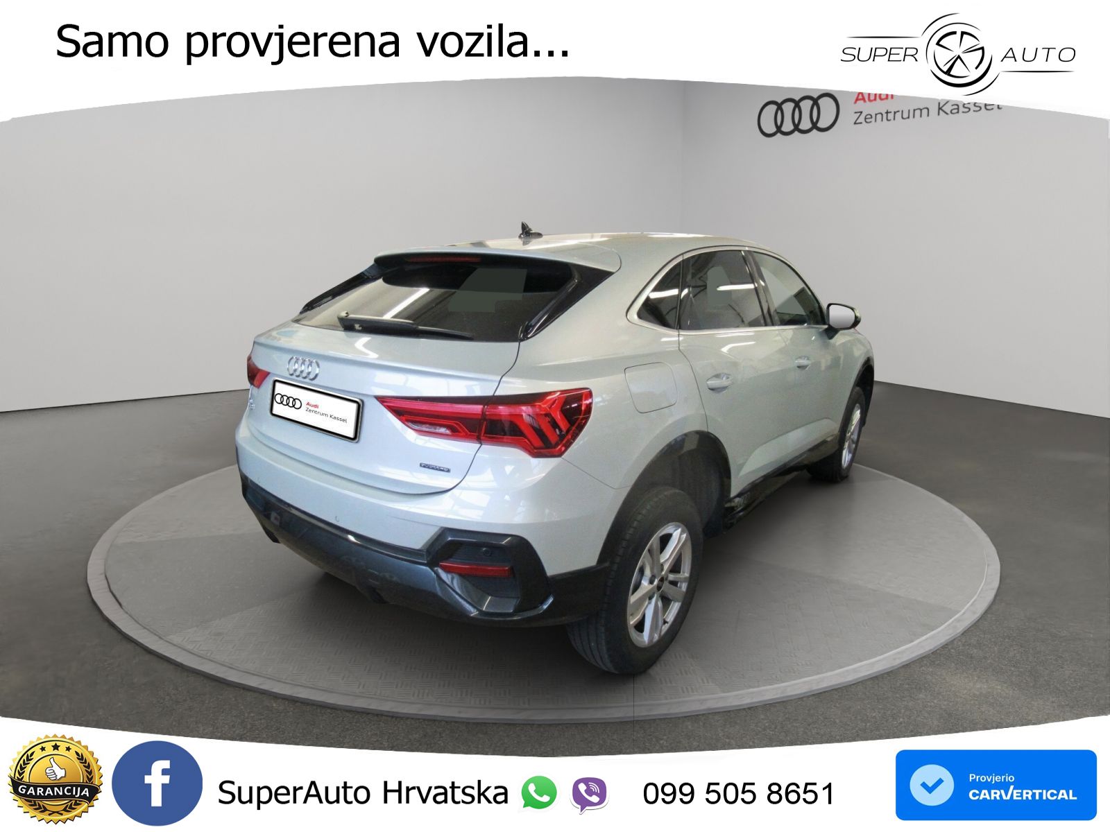 Audi Q3 Sportback 35 TDI (150 KS) quattro S tronic S line LED+GR SJED+ACC