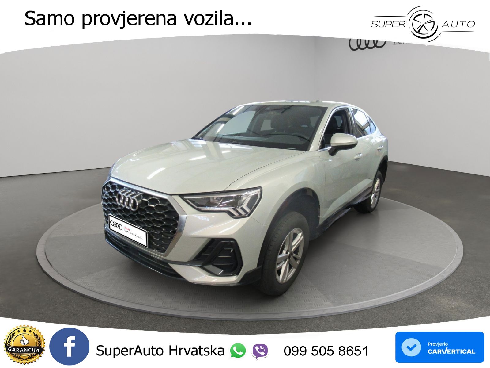 Audi Q3 Sportback 35 TDI (150 KS) quattro S tronic S line LED+GR SJED+ACC