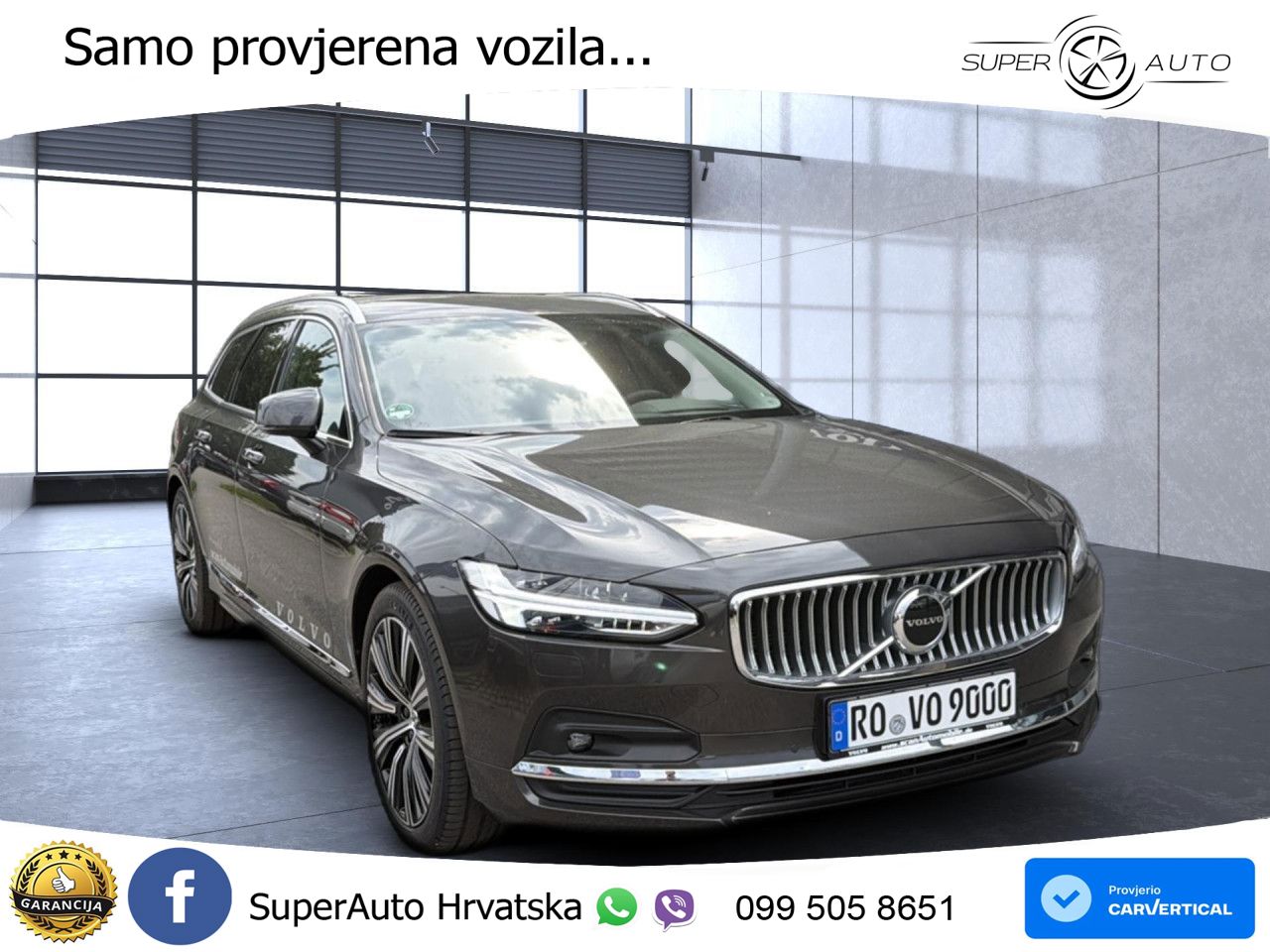Volvo V90 2.0 B4 Diesel Geartronic LED+GR SJED+ACC