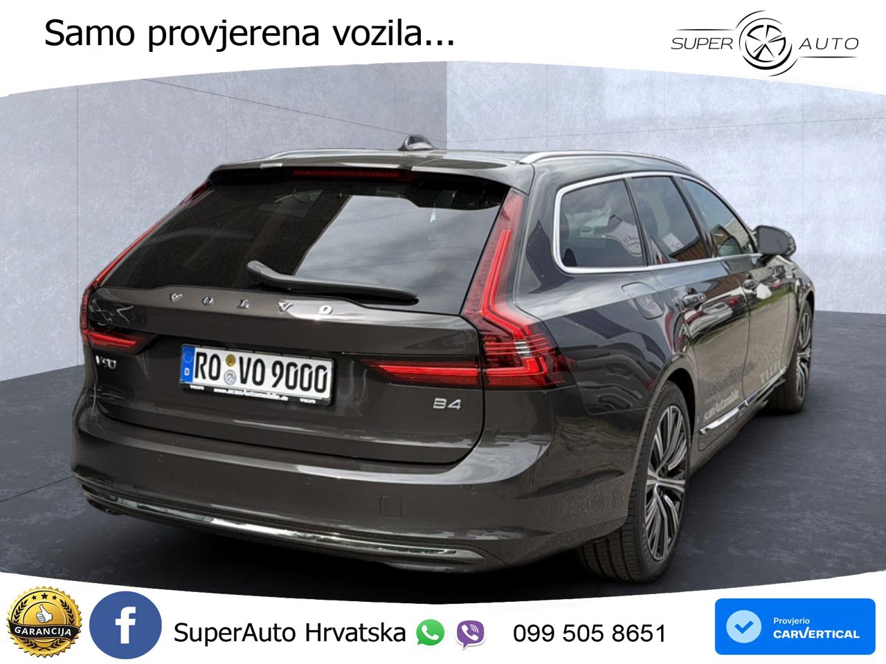 Volvo V90 2.0 B4 Diesel Geartronic LED+GR SJED+ACC