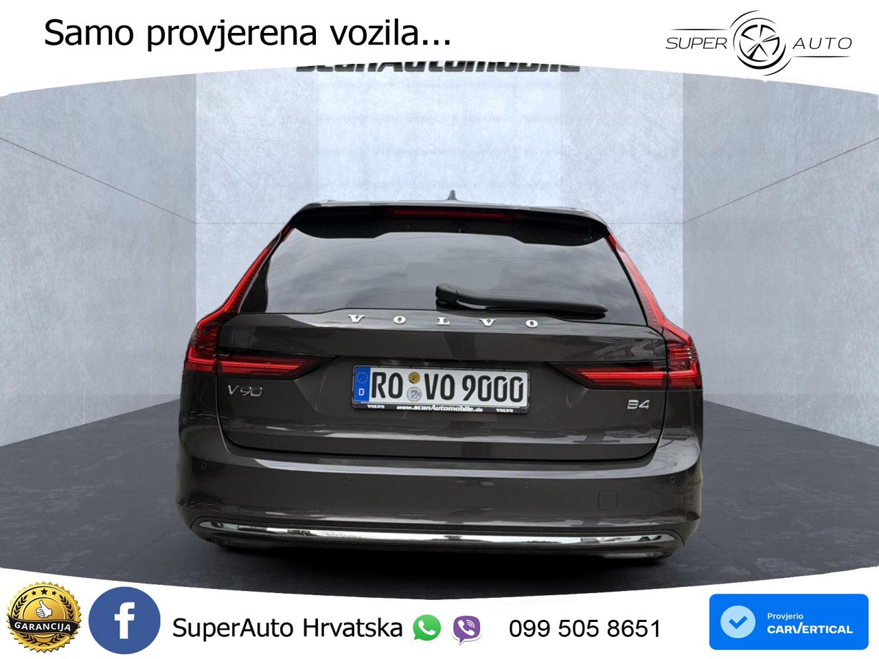 Volvo V90 2.0 B4 Diesel Geartronic LED+GR SJED+ACC