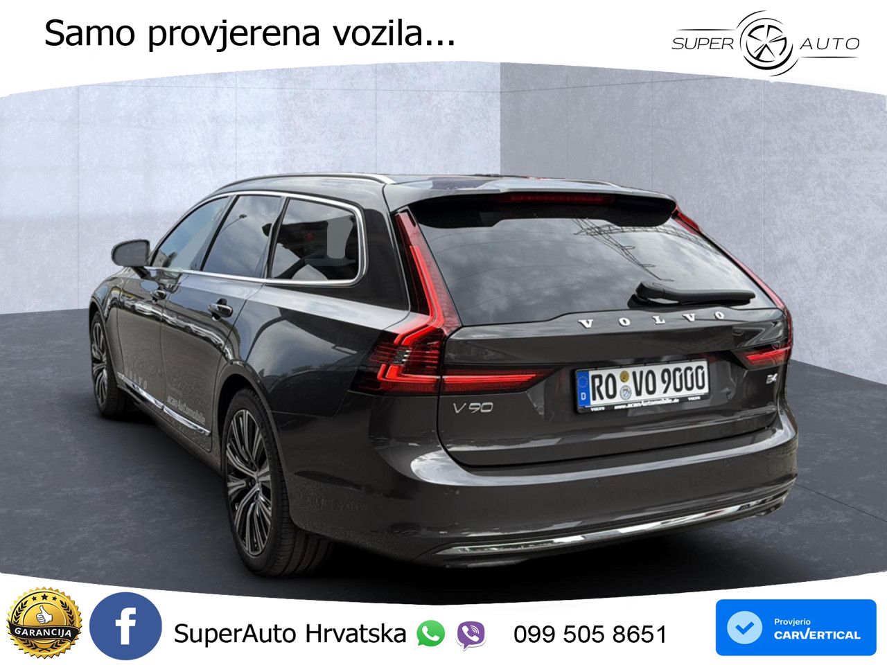 Volvo V90 2.0 B4 Diesel Geartronic LED+GR SJED+ACC