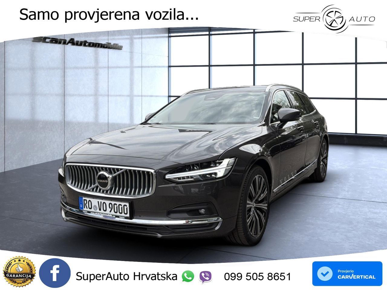 Volvo V90 2.0 B4 Diesel Geartronic LED+GR SJED+ACC