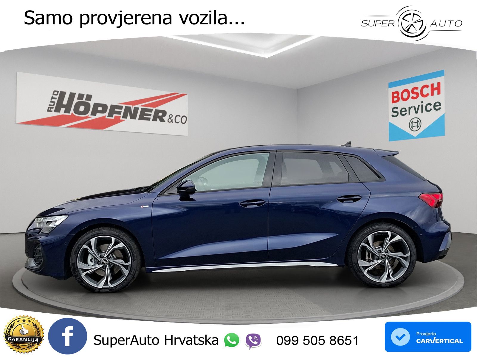 Audi A3 Sportback 40 TFSI (204 KS) quattro S tronic S line LED+GR SJED+ACC