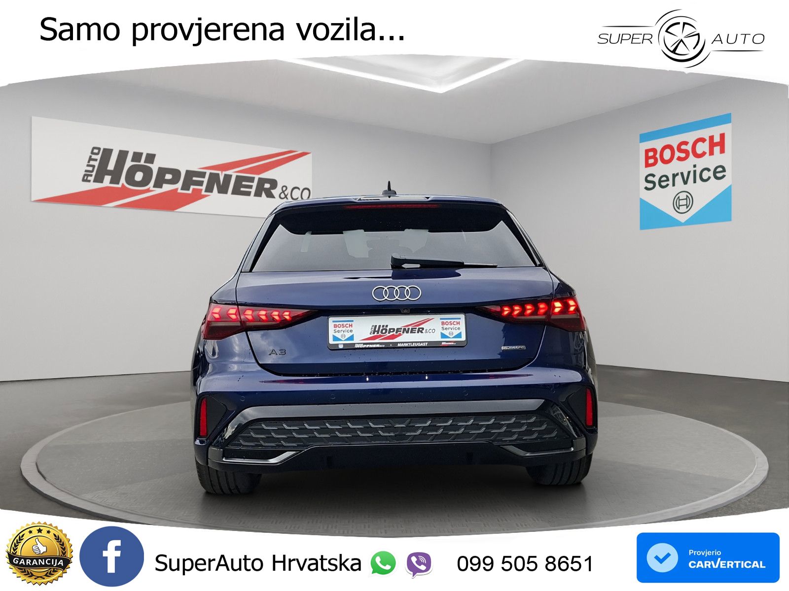 Audi A3 Sportback 40 TFSI (204 KS) quattro S tronic S line LED+GR SJED+ACC