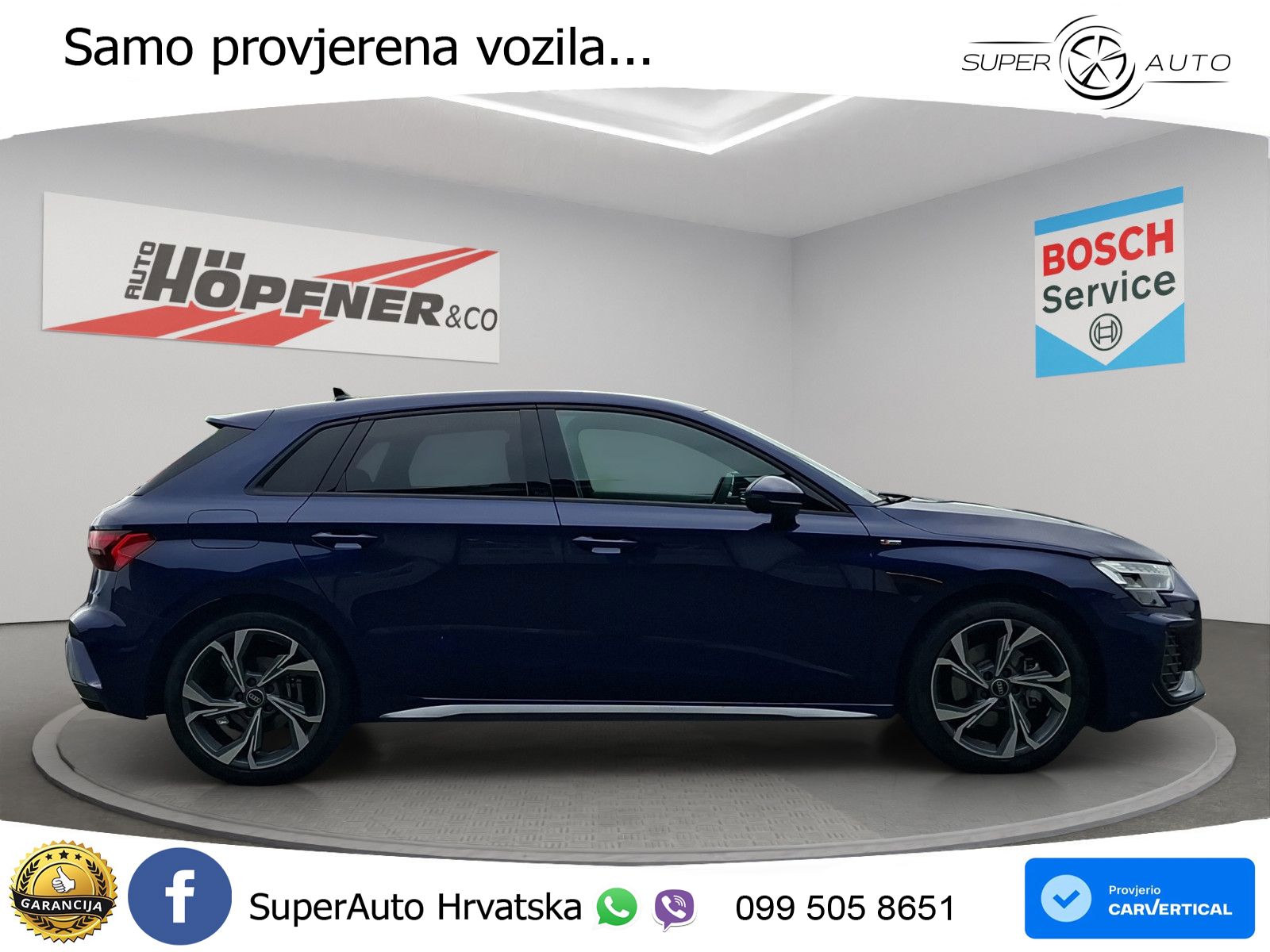 Audi A3 Sportback 40 TFSI (204 KS) quattro S tronic S line LED+GR SJED+ACC