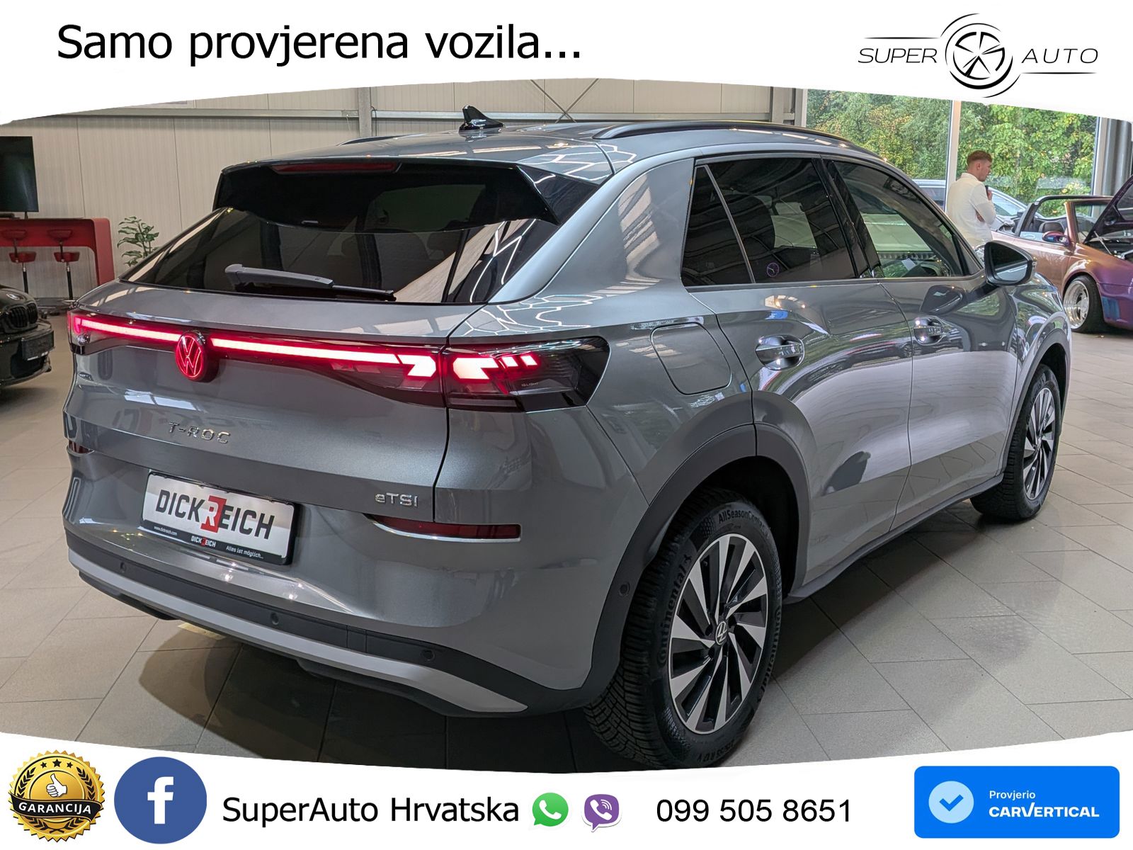 Volkswagen T-Roc 1.5 eTSI (150 KS)  DSG LED+GR SJED+ACC
