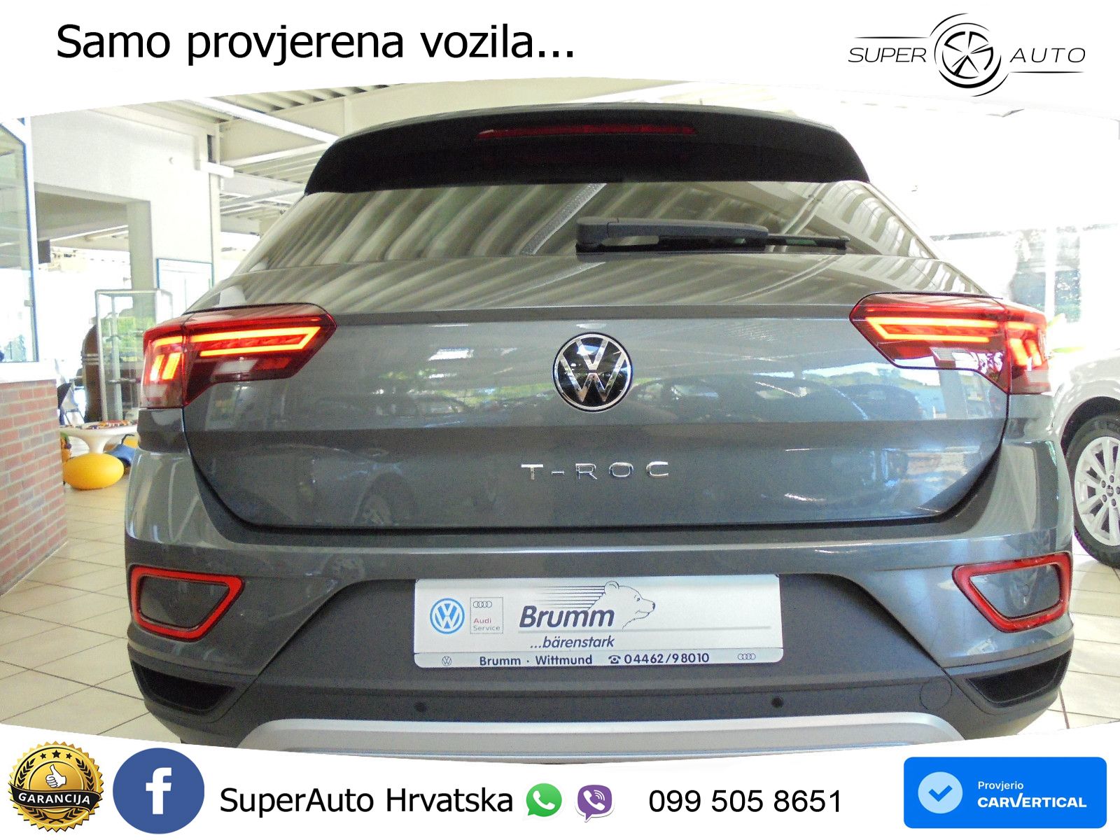 Volkswagen T-Roc I 2.0 TDI (150 KS) DSG LED+GR SJED+ACC