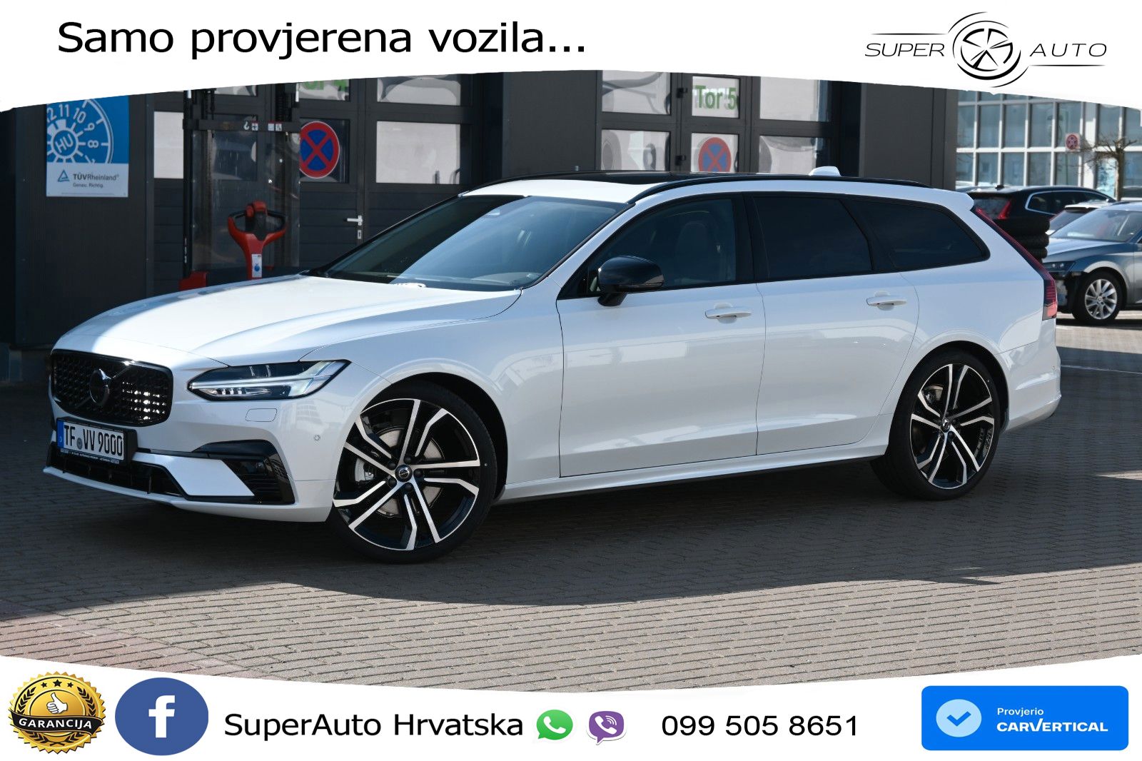 Volvo V90 2.0 B4 Diesel AWD Geartronic ACC+GR SJED+360+PANO