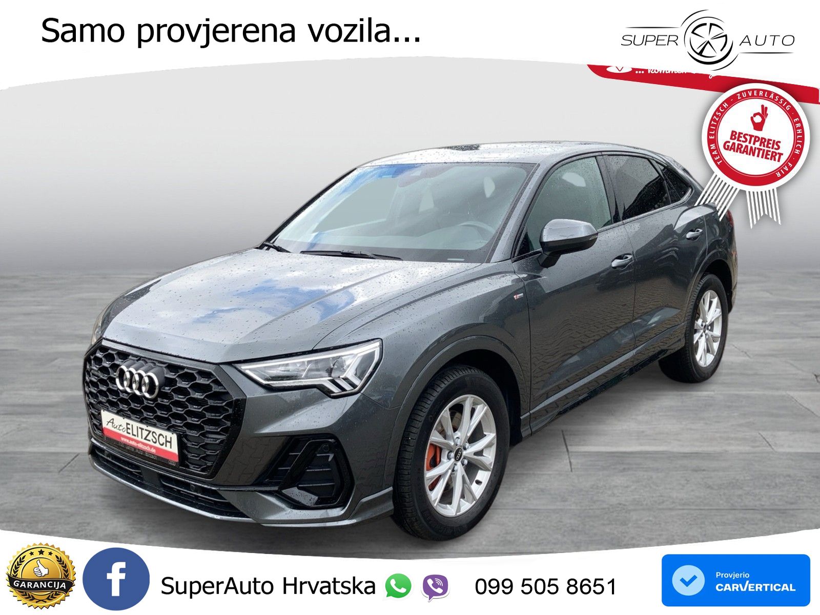 Audi Q3 II Sportback 45 TFSI (245 KS) quattro S tronic S line LED+ACC