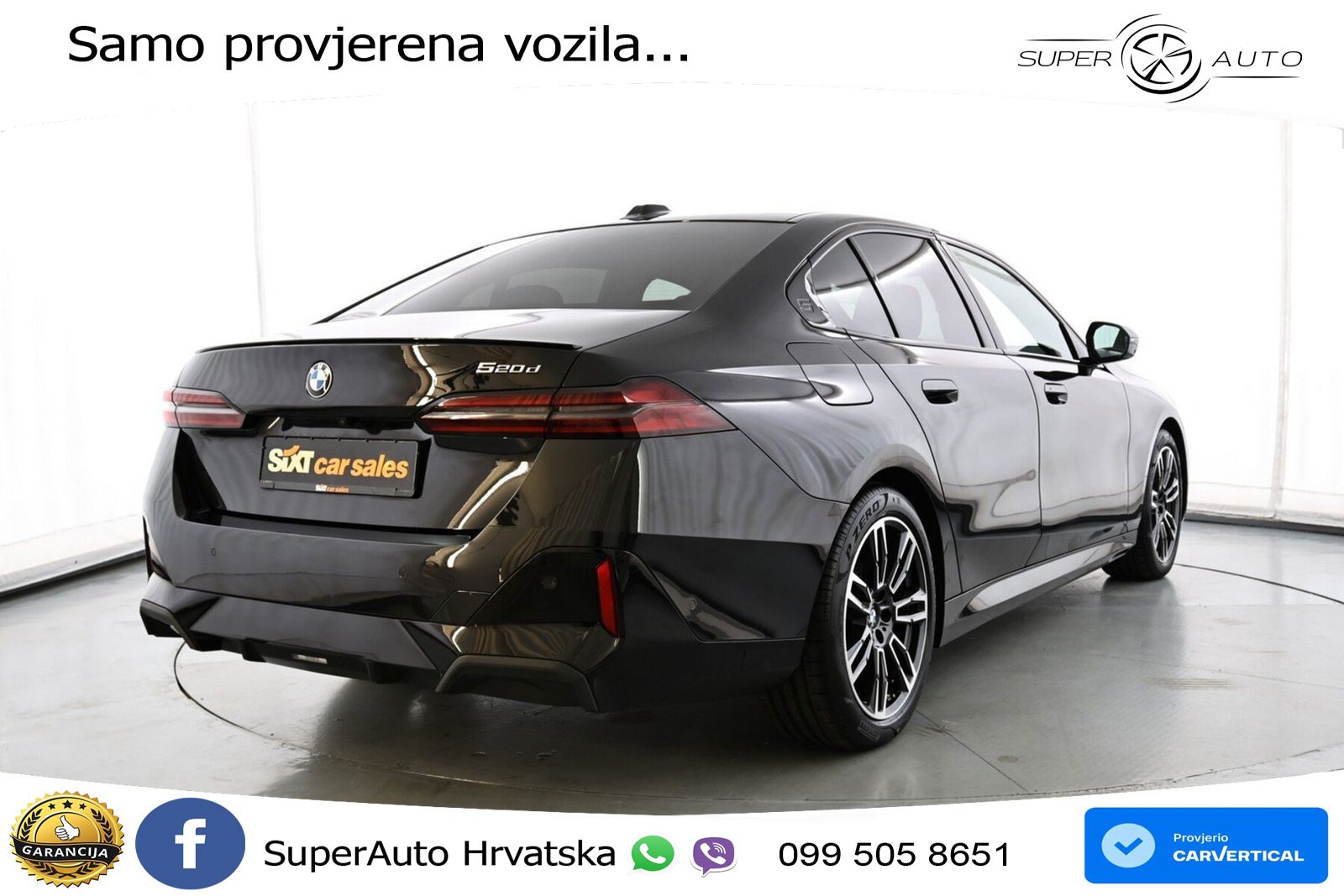 BMW 520d (197 KS) Steptronic M Sport LED+GR SJED+ACC