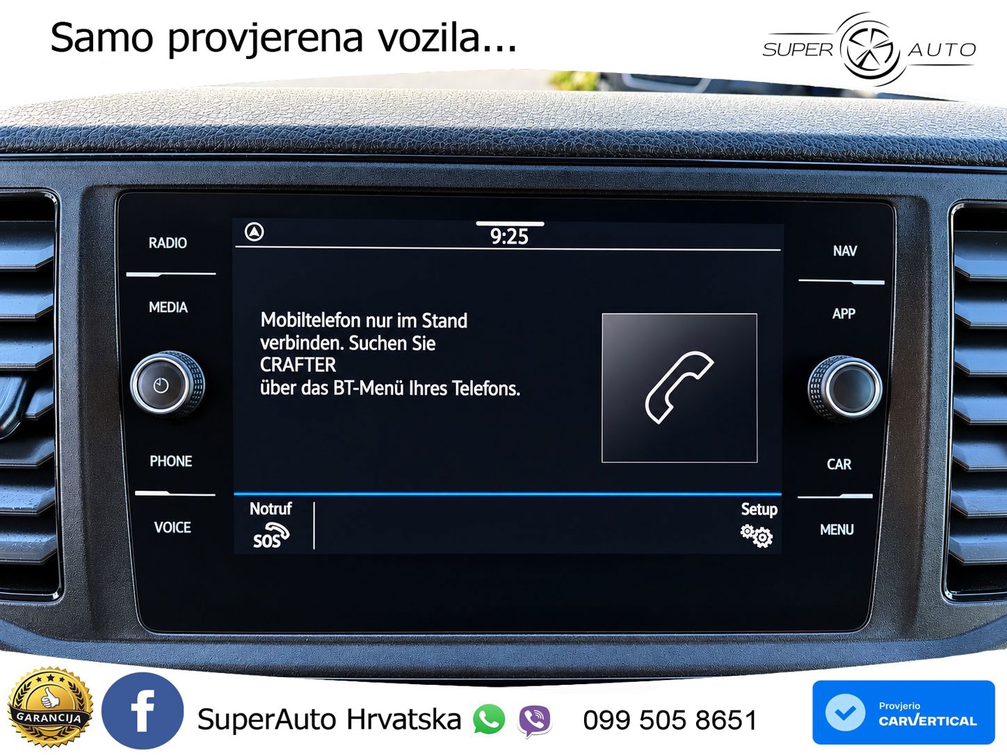 Volkswagen Crafter 35 Mittellang KLIMA LED KAMERA TEMPOMAT 140 KS
