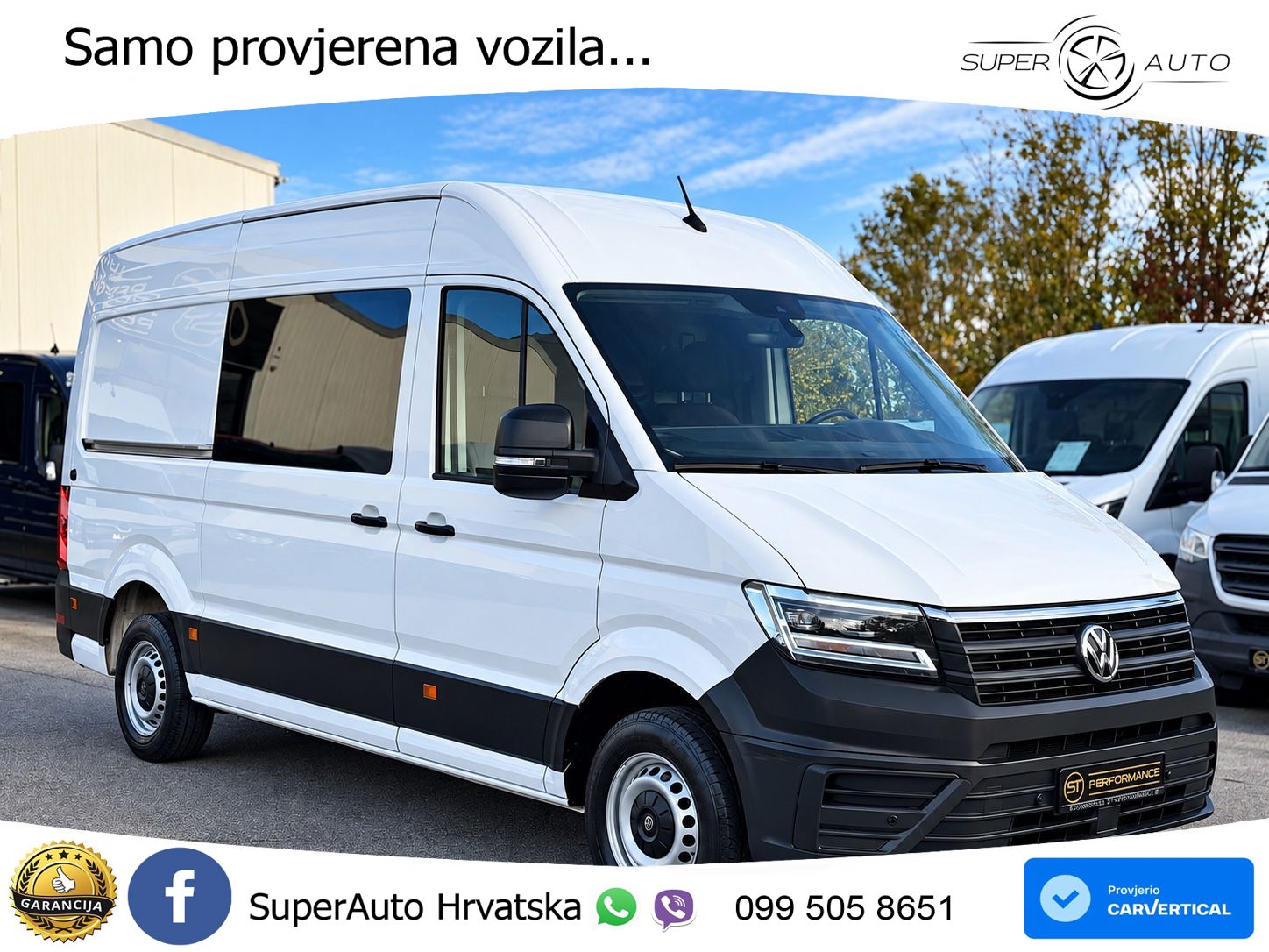 Volkswagen Crafter 35 Mittellang KLIMA LED KAMERA TEMPOMAT 140 KS