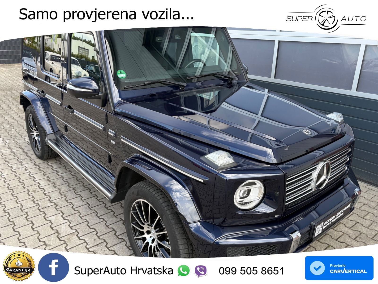 Mercedes G 500 Long V8 (422 KS) 4MATIC 9G-TRONIC AMG