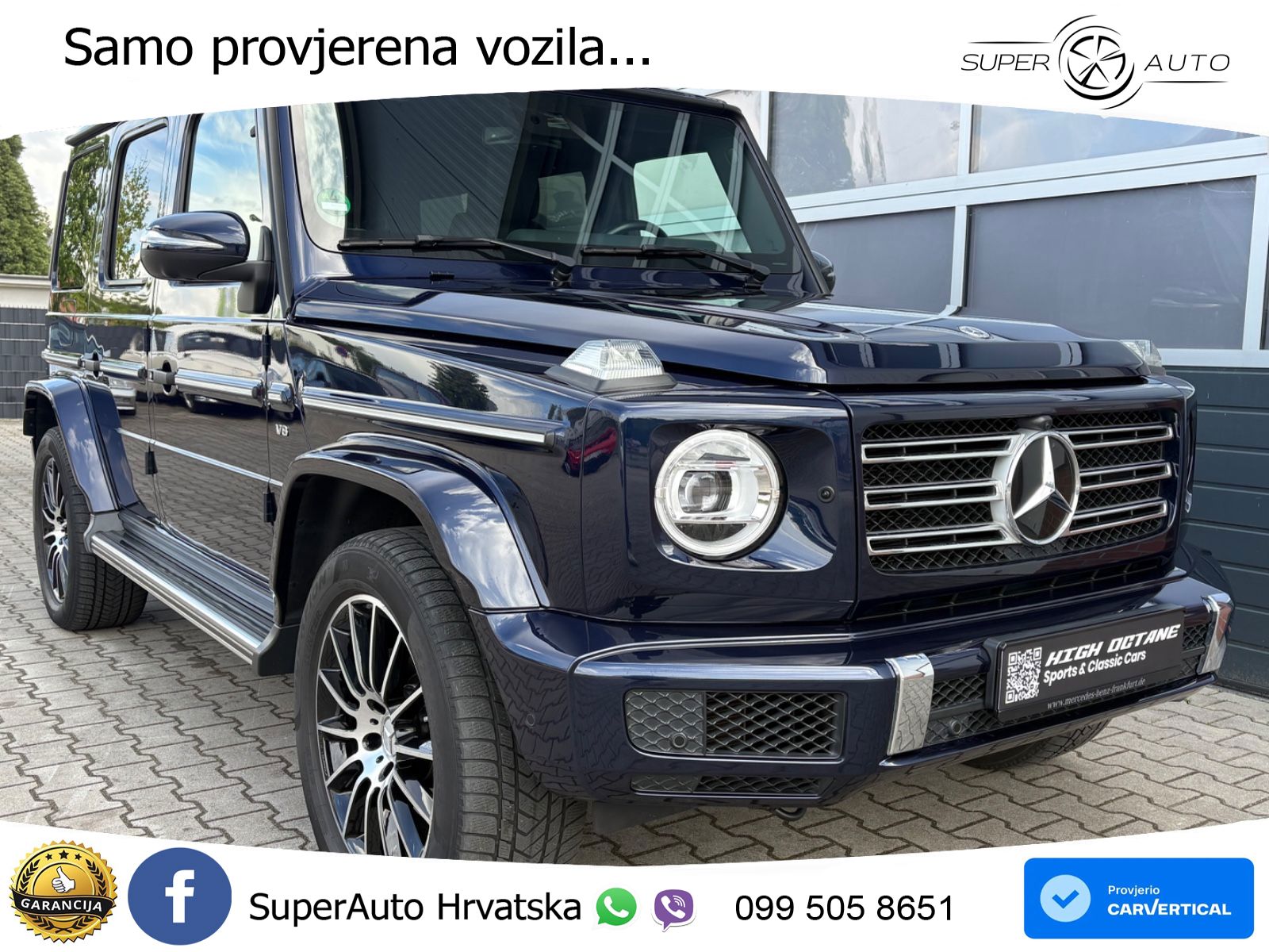 Mercedes G 500 Long V8 (422 KS) 4MATIC 9G-TRONIC AMG