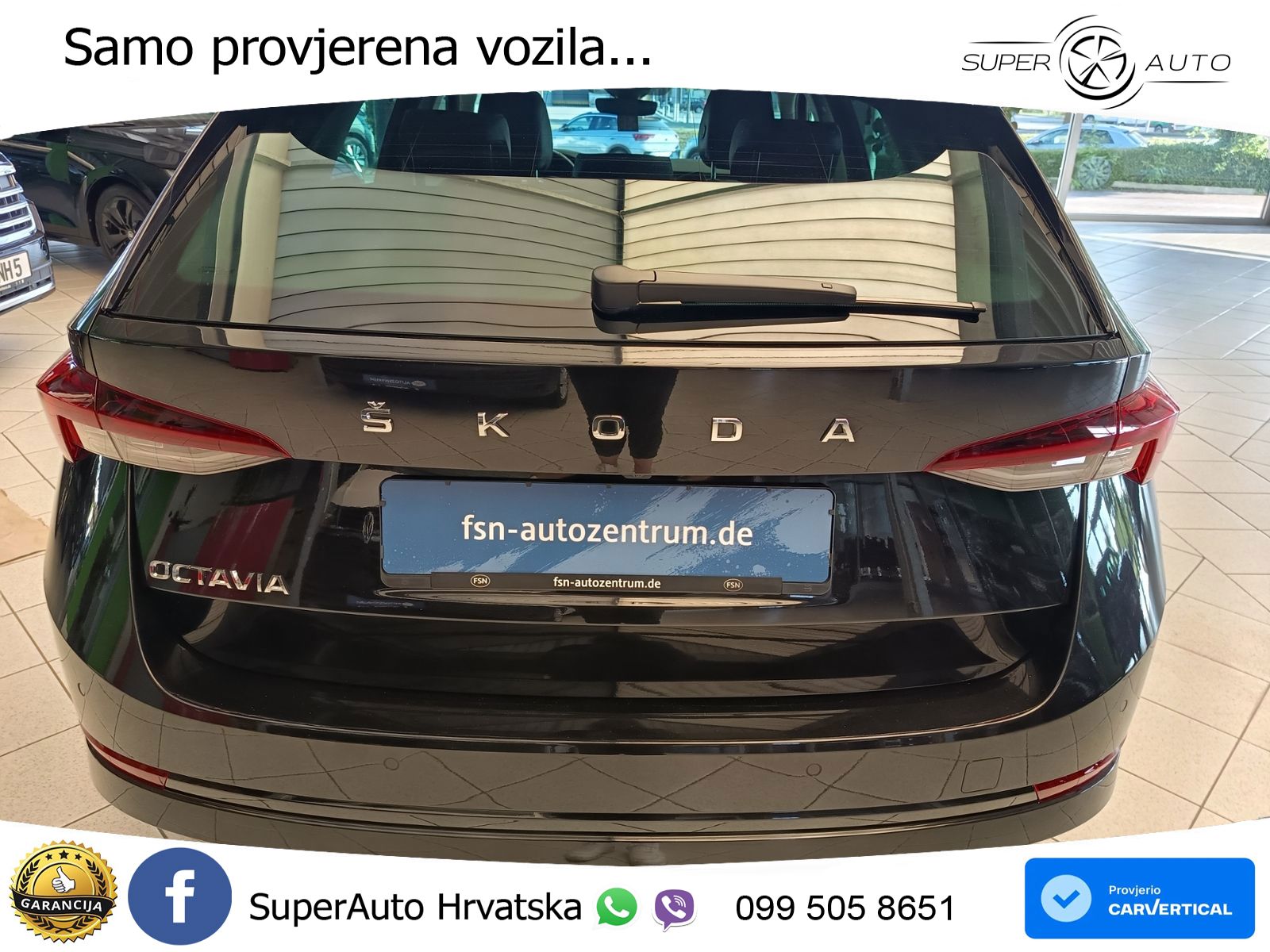 Škoda Octavia Combi 2.0 TDI (150 KS) DSG LED+GR SJED+ACC
