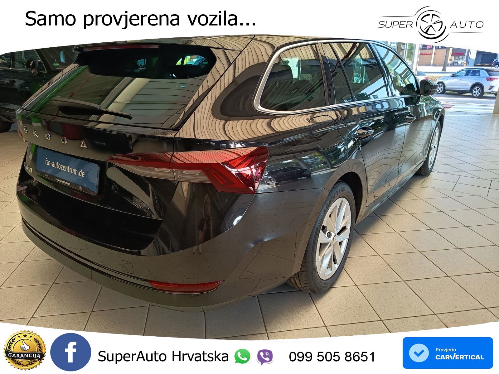 Škoda Octavia Combi 2.0 TDI (150 KS) DSG LED+GR SJED+ACC