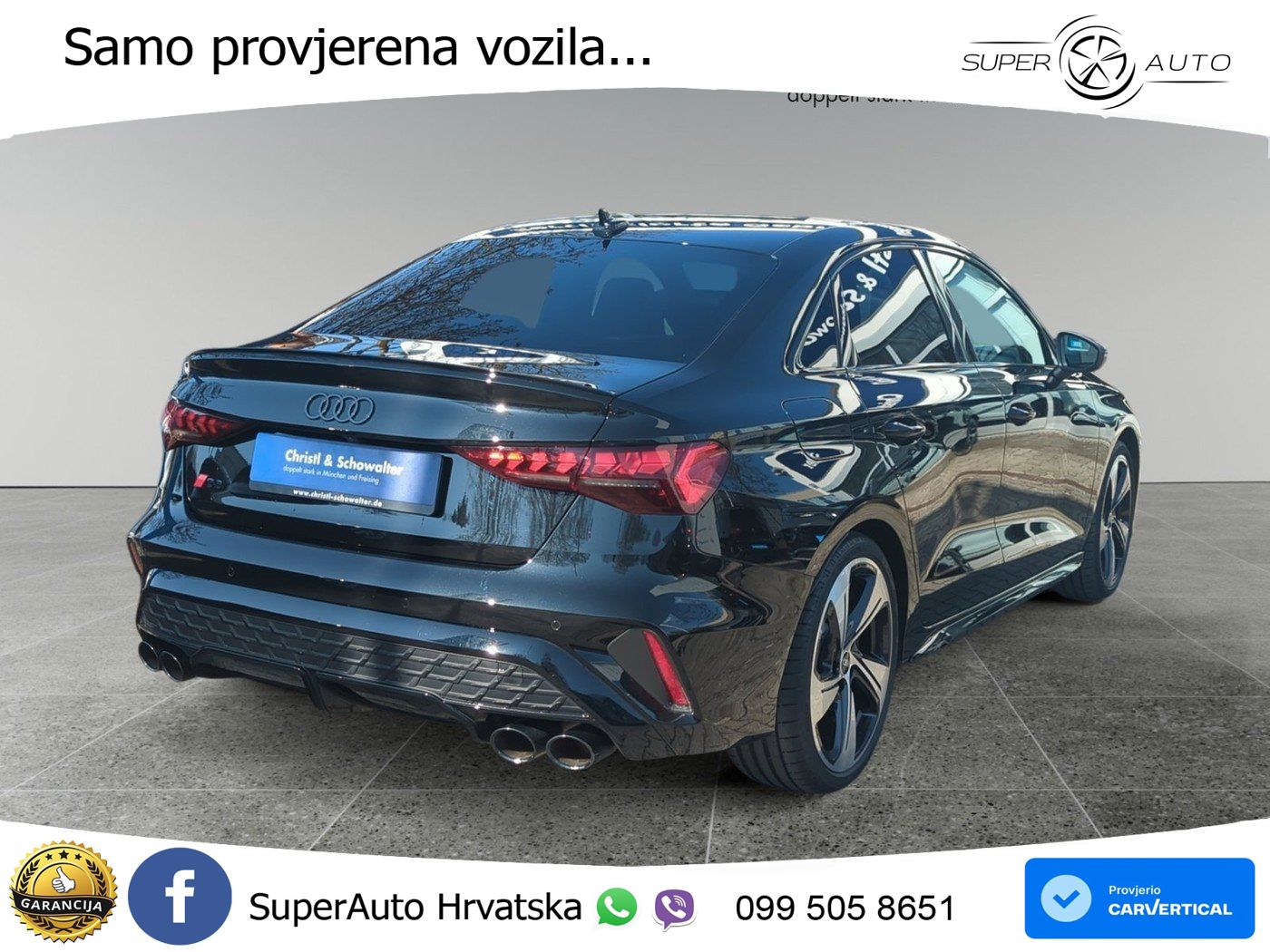 Audi S3 Limuzina 2.0 TFSI (333 KS) quattro S tronic MATRIX+GR SJED+KAM