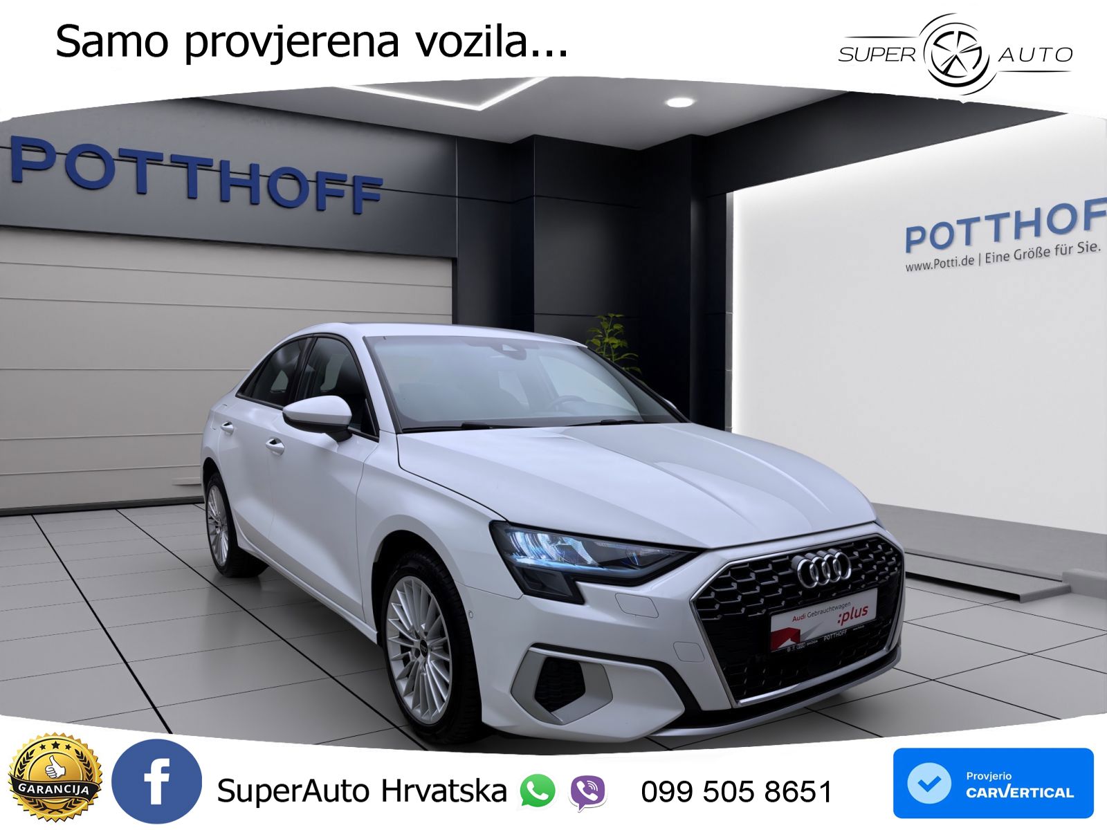 Audi A3 Limuzina 35 TDI (150 KS) S tronic advanced