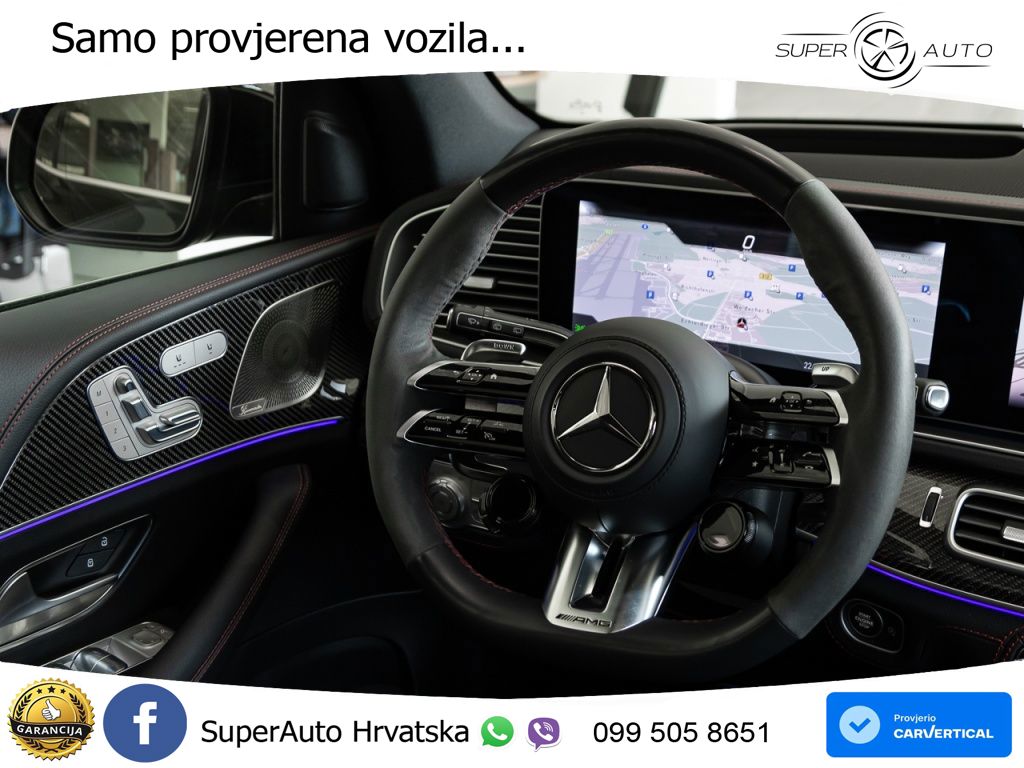 Mercedes AMG GLE 53 (435 KS) EQ Boost 4MATIC+ AMG SPEEDSHIFT TCT 9G ACC+HEAD+GR SJED+360+PANO