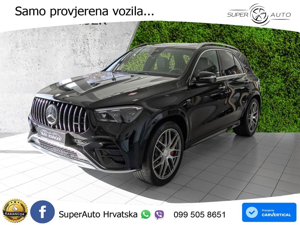 Mercedes AMG GLE 53 (435 KS) EQ Boost 4MATIC+ AMG SPEEDSHIFT TCT 9G ACC+HEAD+GR SJED+360+PANO