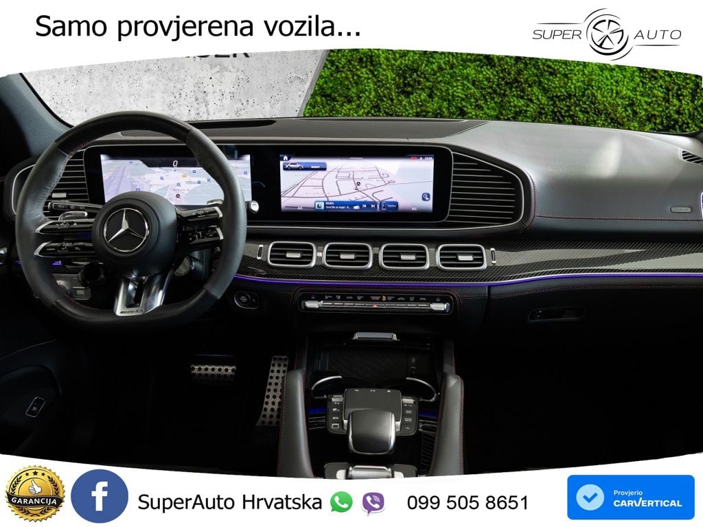 Mercedes AMG GLE 53 (435 KS) EQ Boost 4MATIC+ AMG SPEEDSHIFT TCT 9G ACC+HEAD+GR SJED+360+PANO