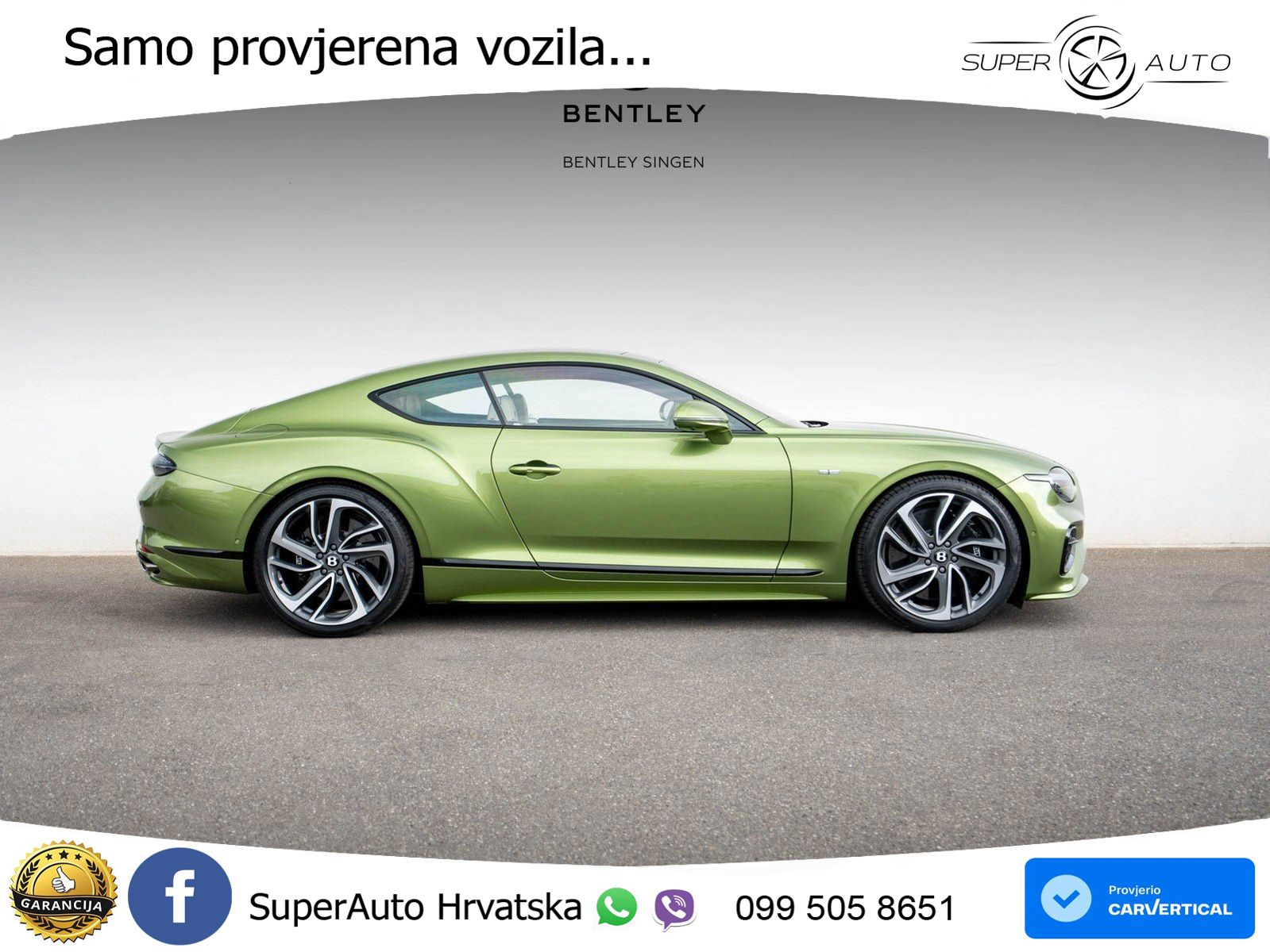 Bentley Continental GT IV 4.0 V8 TFSi (782 KS) AWD DCT LED+GR SJED+ACC