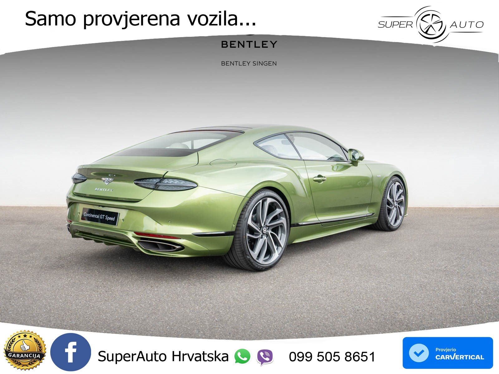Bentley Continental GT IV 4.0 V8 TFSi (782 KS) AWD DCT LED+GR SJED+ACC