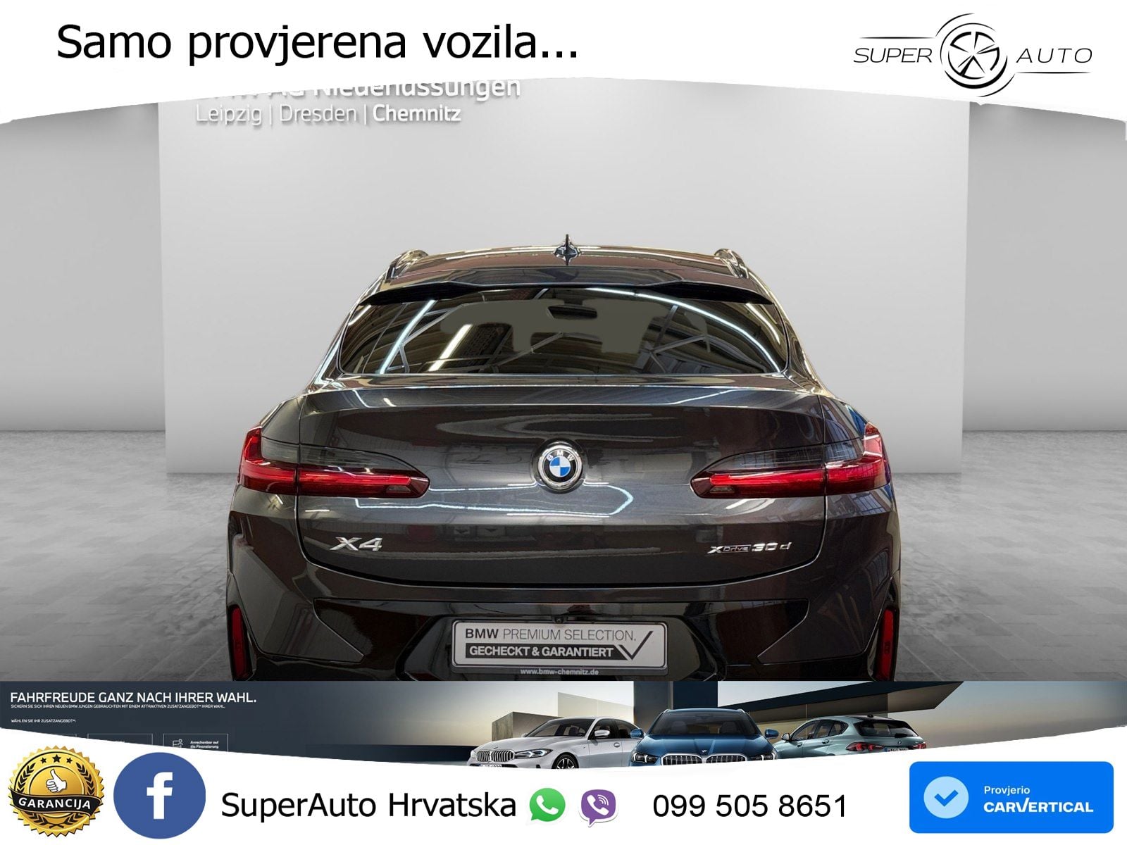BMW X4 30d (286 KS) xDrive Steptronic M Sport LED+GR SJED+ACC