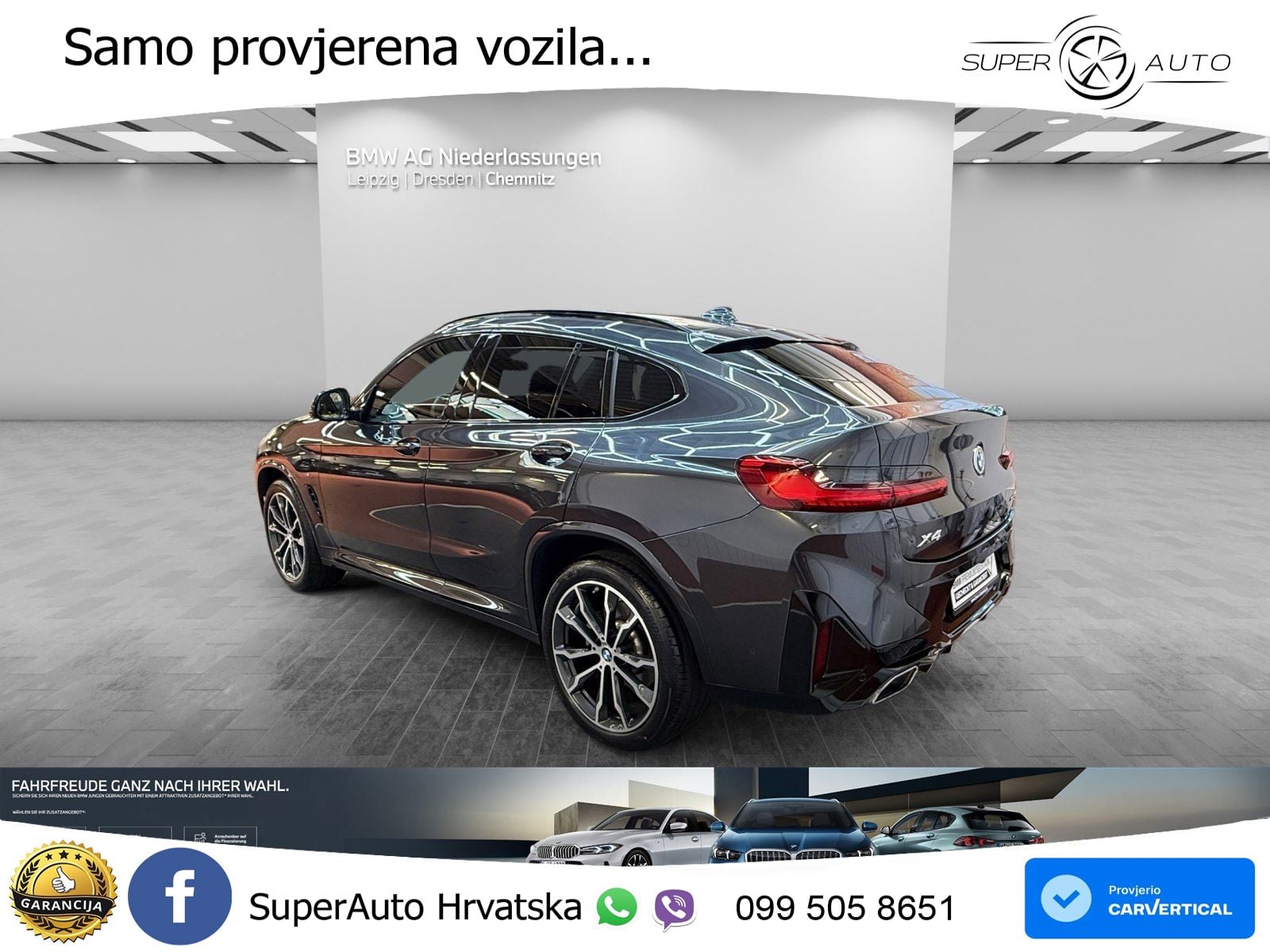 BMW X4 30d (286 KS) xDrive Steptronic M Sport LED+GR SJED+ACC