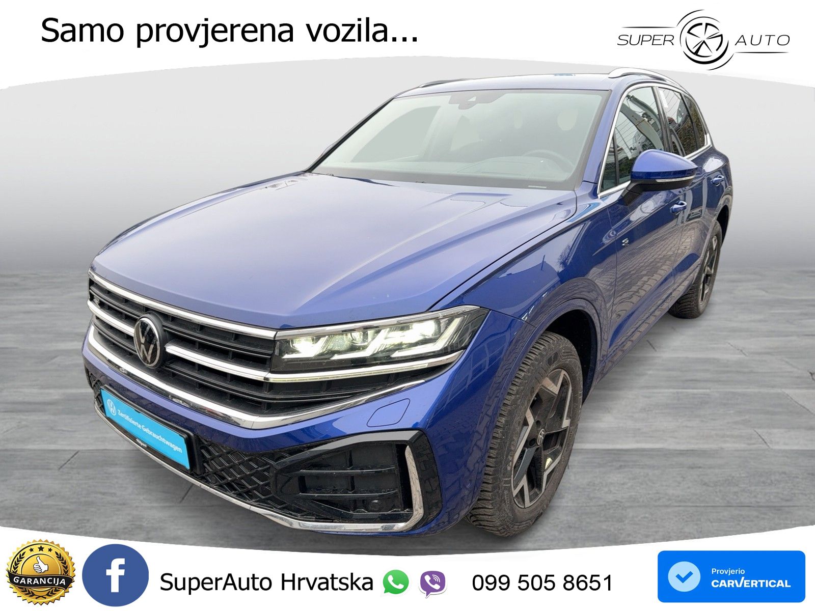 Volkswagen Touareg 3.0 V6 TDI (231 KS) 4MOTION Tiptronic ZRAČNI+ACC+4xGR SJED+KAM