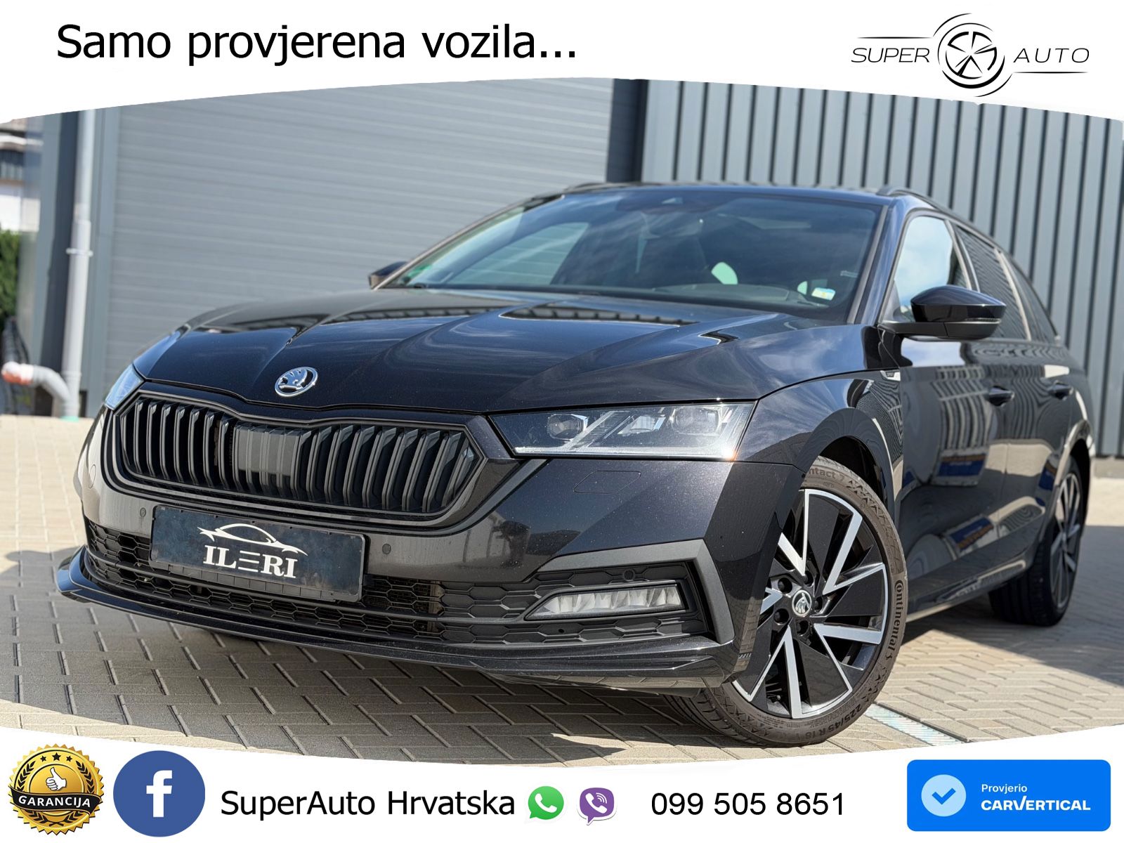 Škoda Octavia Combi 2.0 TDI (150 KS) DSG SportLine LED+GR SJED+ACC