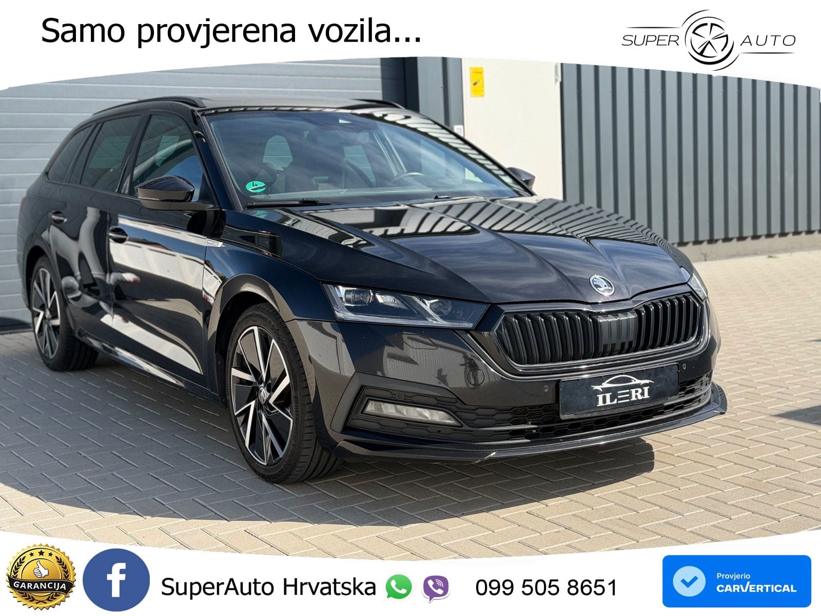 Škoda Octavia Combi 2.0 TDI (150 KS) DSG SportLine LED+GR SJED+ACC