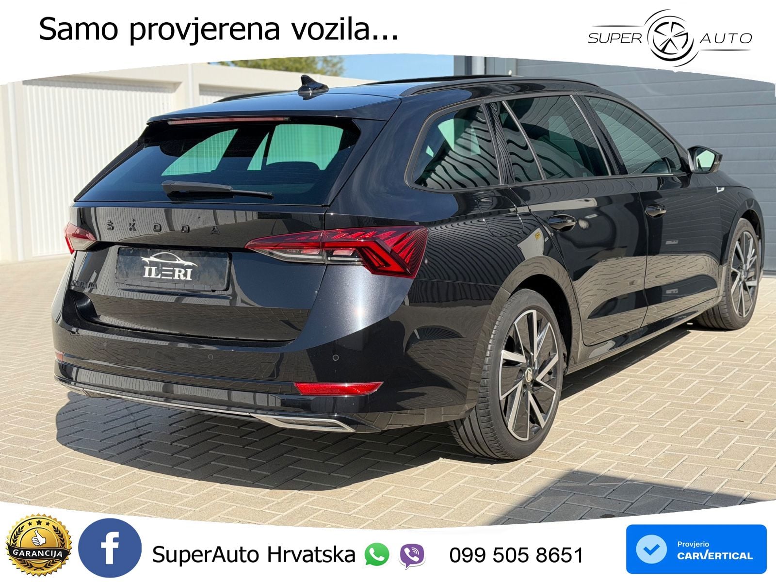 Škoda Octavia Combi 2.0 TDI (150 KS) DSG SportLine LED+GR SJED+ACC