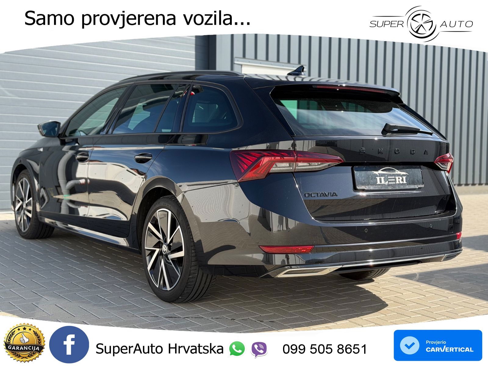 Škoda Octavia Combi 2.0 TDI (150 KS) DSG SportLine LED+GR SJED+ACC