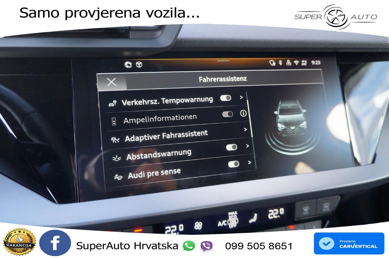 Audi A3 35 TFSI (150 KS) S tronic advanced LED+GR SJED+ACC