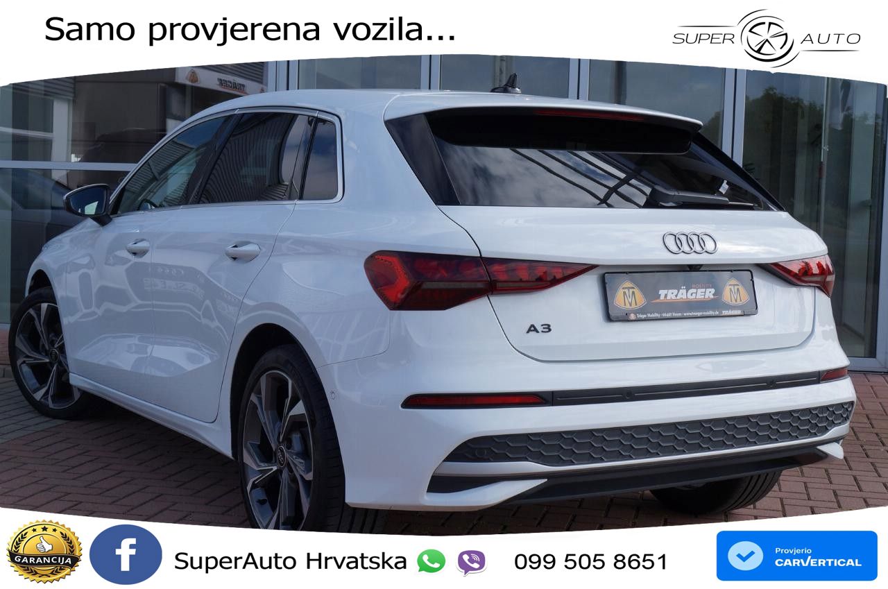 Audi A3 35 TFSI (150 KS) S tronic advanced LED+GR SJED+ACC