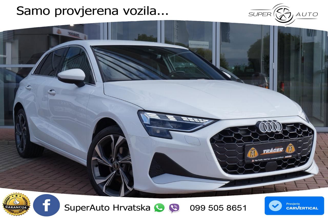 Audi A3 35 TFSI (150 KS) S tronic advanced LED+GR SJED+ACC