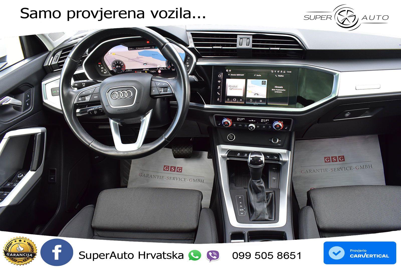 Audi Q3 40 TFSI (190 KS) quattro S tronic LED+GR SJED+ACC