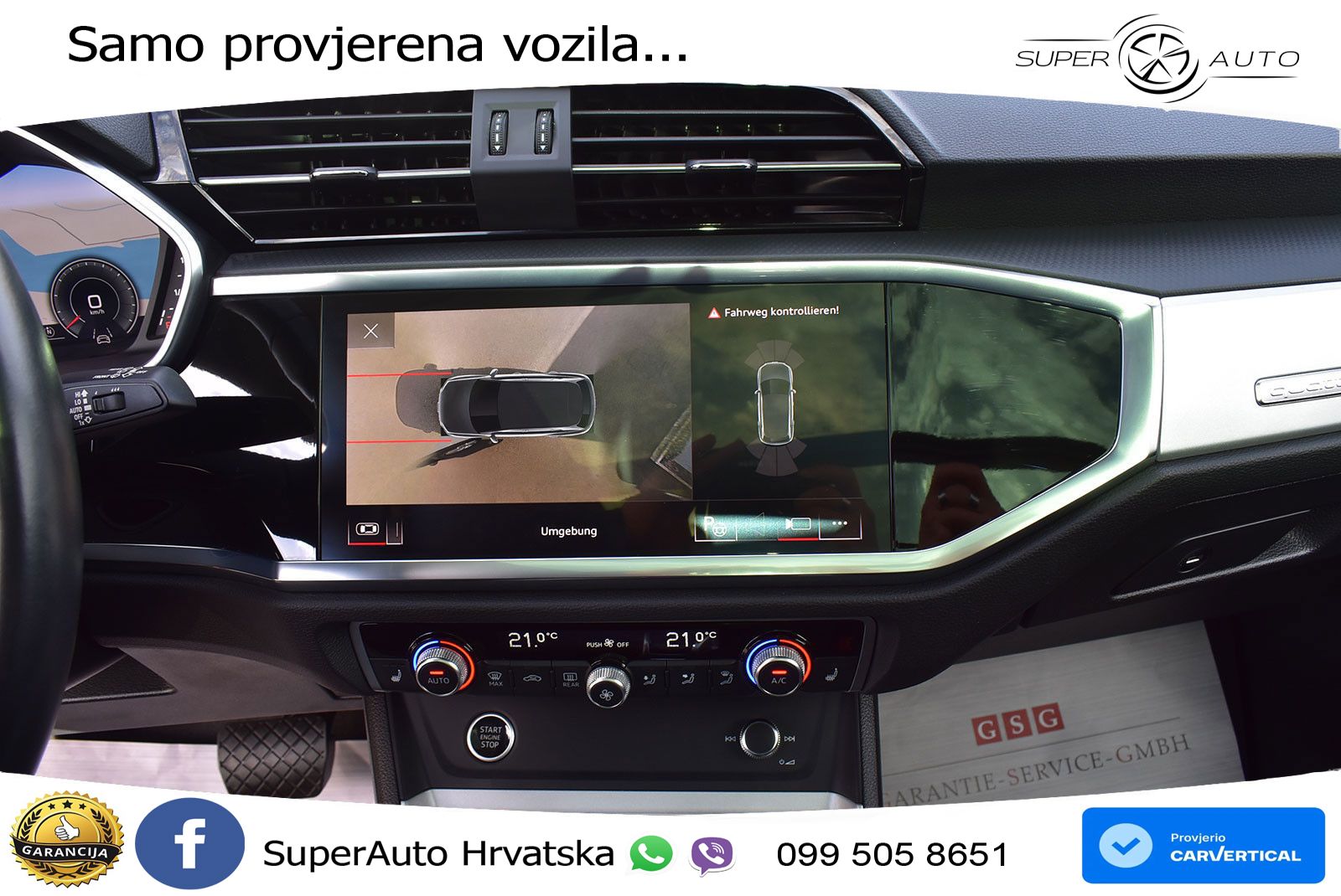 Audi Q3 40 TFSI (190 KS) quattro S tronic LED+GR SJED+ACC