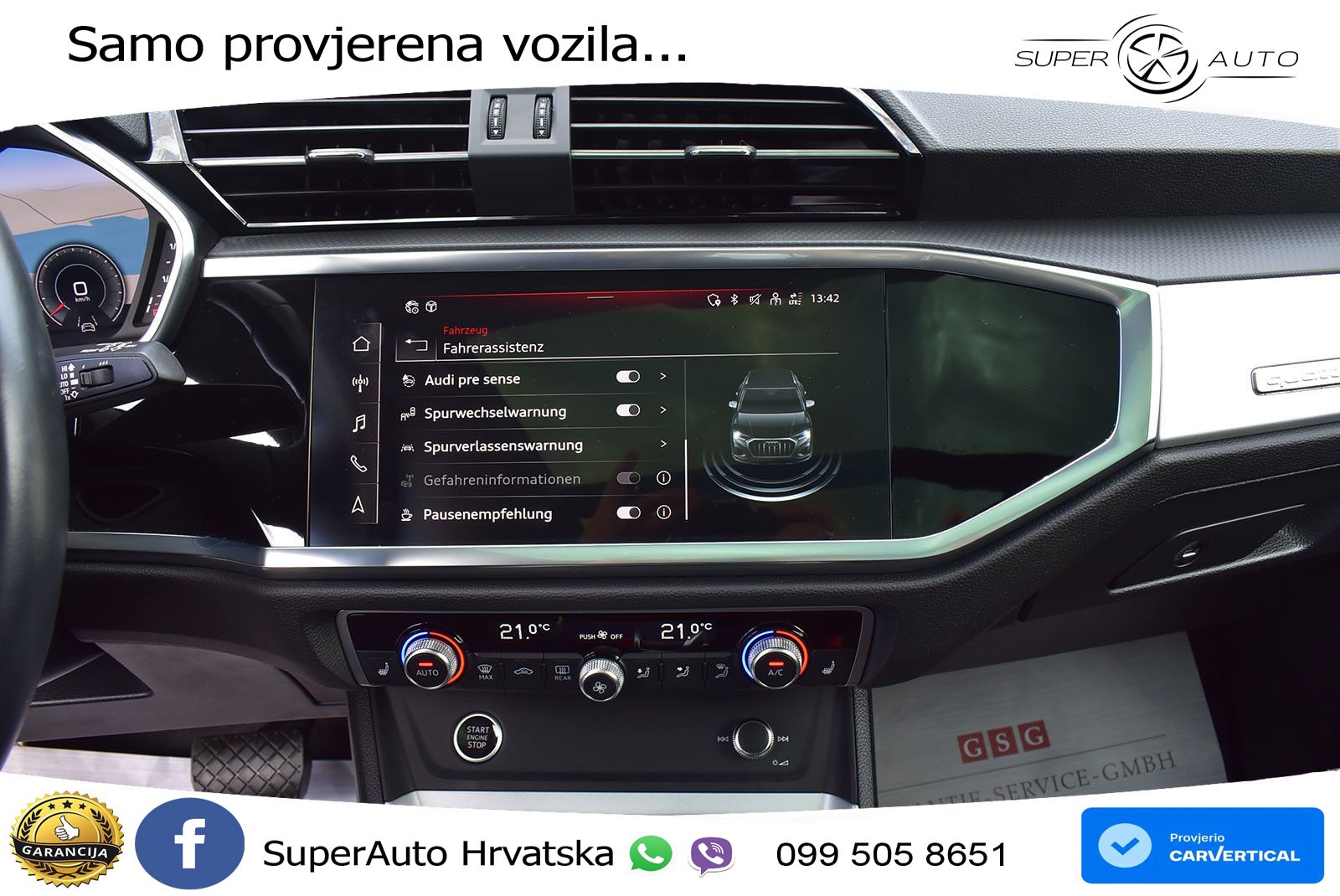 Audi Q3 40 TFSI (190 KS) quattro S tronic LED+GR SJED+ACC