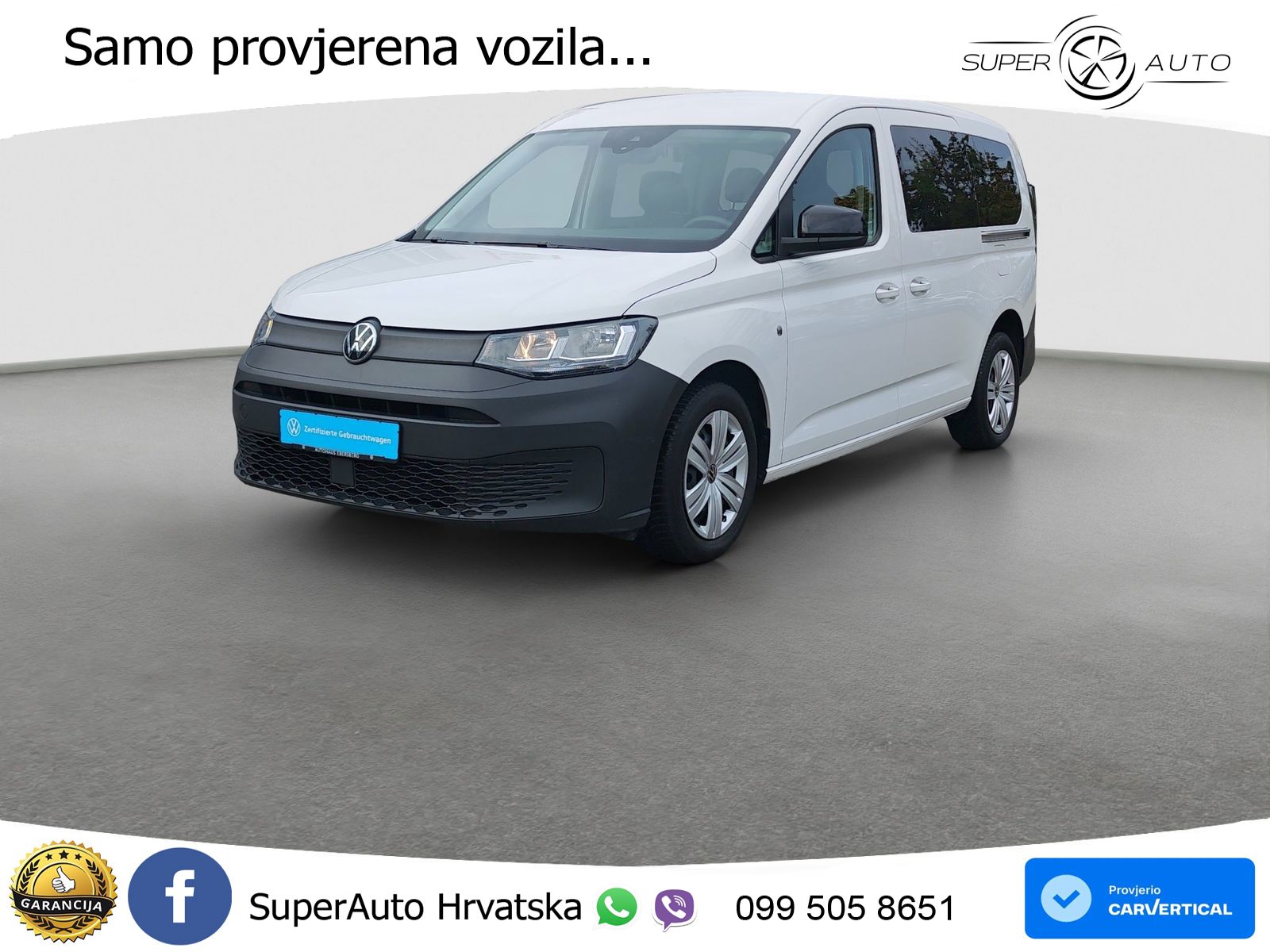 Volkswagen Caddy Maxi 2.0 TDI 7.Si Navi SHZ PDC Carplay 122 KS
