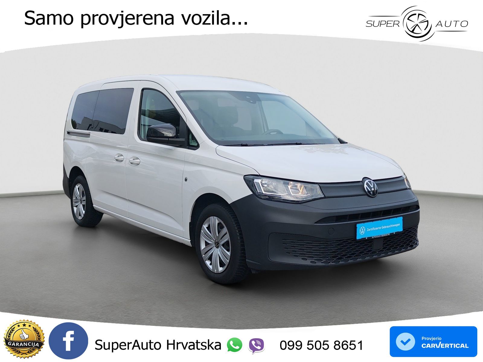 Volkswagen Caddy Maxi 2.0 TDI 7.Si Navi SHZ PDC Carplay 122 KS