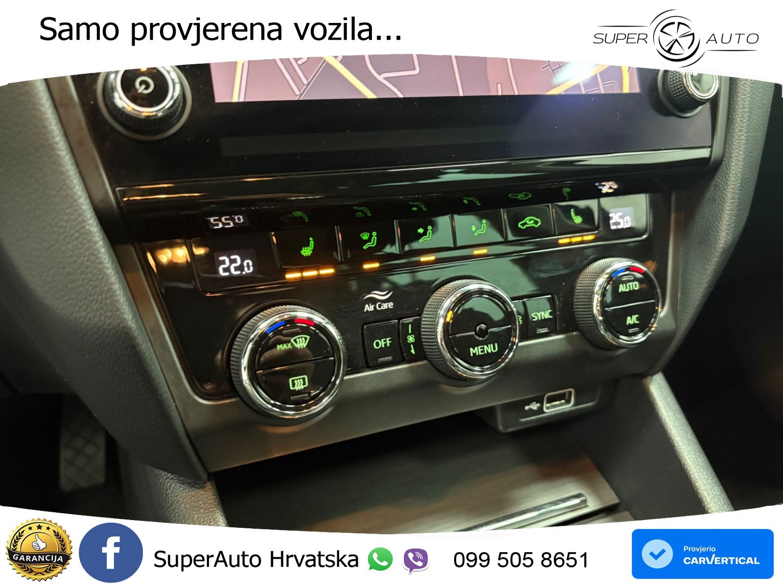 Škoda Octavia Combi 2.0 TDI (150 KS) DSG LED+GR SJED+ACC